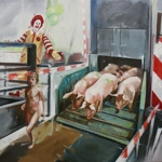 Eden II - 110 x 130cm Öl auf Leinwand (2010)