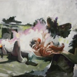 c-section - 90 x 140cm Öl auf Leinwand