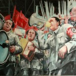 Revolutionär III - Öl auf Leinwand 140 x 170cm