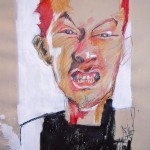 Thom Yorke - Mischtechnik auf Bütten 45 x 25cm