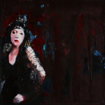 A.N. 30 x 30cm Öl auf Leinwand (2011)